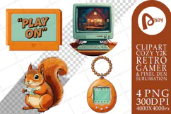 Cyber-Cabin Gamer Sublimation Product Image 1