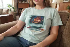Cyber-Cabin Gamer Sublimation Product Image 2