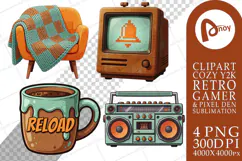 Cyber-Cabin Gamer Sublimation Product Image 1