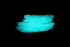 Mint watercolor painting brush design Product Image 2
