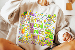 Let The Good Times Roll PNG, Mardi Gras PNG Sublimation Product Image 2