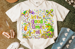 Let The Good Times Roll PNG, Mardi Gras PNG Sublimation Product Image 5
