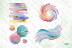 Miraculous Pastel Brushstroke Clipart Product Image 1
