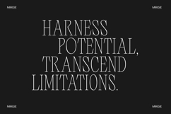 Miroje -Variable Typeface Product Image 2