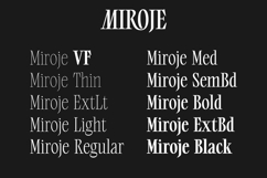 Miroje -Variable Typeface Product Image 11