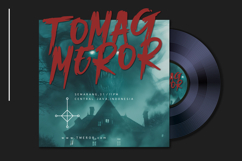 Miroter a Horror Brush Display Font Product Image 5