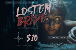 Miroter a Horror Brush Display Font Product Image 3