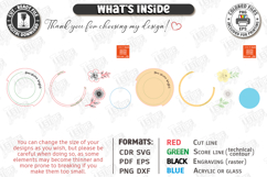 Affirmation Mirror Frames Laser Cut Bundle | Kind Quotes SVG Product Image 15