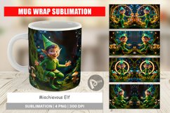 Mug Wrap Design Mischievous Elf Product Image 1
