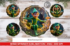 Wind Spinner Mischievous Elf Product Image 1