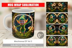 Mug Wrap Mischievous Elf Product Image 1