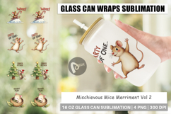 Mice Merriment Glass Can Product Image 1