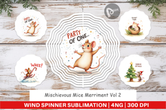 Mice Merriment Wind Spinner Product Image 1