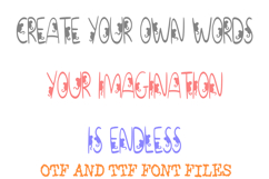 Mischievous Mouse Font Climbing Mice Letter OTF Typeface Product Image 3