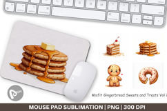 Misfit Gingerbread Sweets Mouse Pad Product Image 1