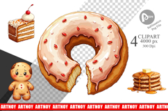 Misfit Gingerbread Sweets Clipart Product Image 1