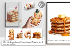 Misfit Gingerbread Sweets Paper Product Image 1