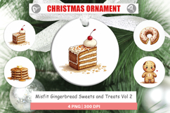 Misfit Gingerbread Sweets Ornament Product Image 1