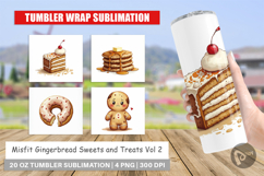 Misfit Gingerbread Sweets Tumbler Product Image 1