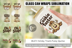Misfit Holiday Treats Glass Can Product Image 1