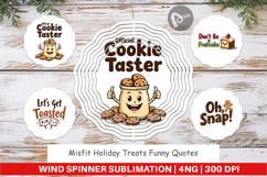 Misfit Holiday Treats Wind Spinner Product Image 1