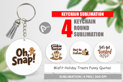 Misfit Holiday Treats Keychain Product Image 1