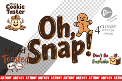 Misfit Holiday Treats Clipart Product Image 1