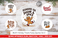 Misfit Holiday Treats Wind Spinner Product Image 1