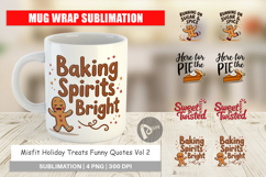 Misfit Holiday Treats Mug Wrap Product Image 1