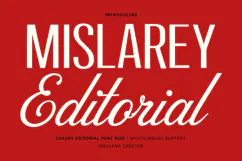Mislarey Classic Editorial Font Duo Product Image 1