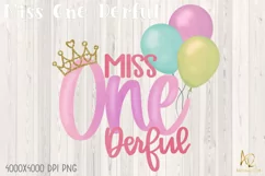 Miss One Derful First Birthday Shirt | Wonderful Birthday Product Image 2