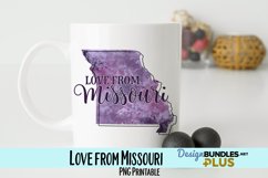 Love from Missouri Sublimation PNG Product Image 1