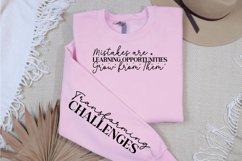 Mistakes are Learning Opportunities Grow from Them Sleeve Product Image 3