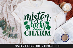 Mister lucky Charm SVG - St. Patrick&#039;s Day Design Product Image 1