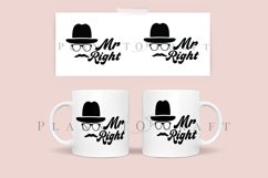 mister right coffee glass wrap svg glass mug svg presized for 11oz and 15oz glass ready to cut and sublimation files