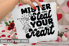 Mister Steal Your Heart - Retro Valentine Design Product Image 1