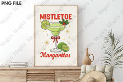 Mistletoe and Margaritas Christmas PNG Product Image 3