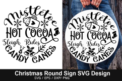 Christmas Round Signs SVG Deign - Official Christmas Cookie Product Image 3
