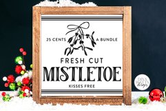 Mistletoe SVG | Christmas / Winter Square Design Product Image 1