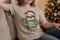 Mistletoe Side-Eye Sarcastic Pets Sublimation Product Image 2