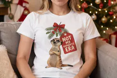 Mistletoe Side-Eye Sarcastic Pets Sublimation Product Image 4