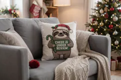 Mistletoe Side-Eye Sarcastic Pets Sublimation Product Image 5