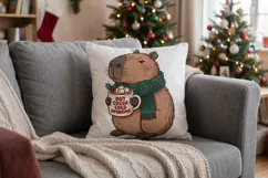 Mistletoe Side-Eye Sarcastic Pets Sublimation Product Image 11