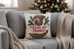 Mistletoe Side-Eye Sarcastic Pets Sublimation Product Image 14