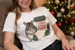 Mistletoe Side-Eye Sarcastic Pets Sublimation Product Image 3