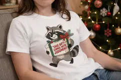 Mistletoe Side-Eye Sarcastic Pets Sublimation Product Image 4