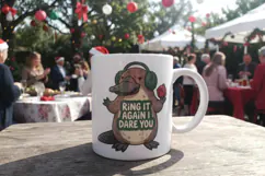 Mistletoe Side-Eye Sarcastic Pets Sublimation Product Image 9