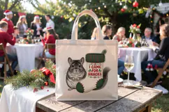 Mistletoe Side-Eye Sarcastic Pets Sublimation Product Image 13