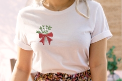 Mistletoe Embroidery Design Product Image 4