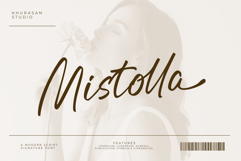 Mistolla - a Modern Signature Font Product Image 1